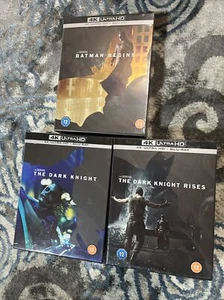 The Dark Knight Trilogy:4K+blu-ray Ultimate Edition steelbooks. New Sealed! - Picture 1 of 6