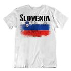 Slowenien T-Shirt Flaggen T-Stück Reise-Andenken Bluse Tee Slovenia flag Tops