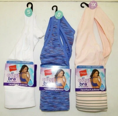 Sujetador HANES Racerback Pullover Get Cozy MHG39F Tallas y Colores Limitados Foto 1 de 4