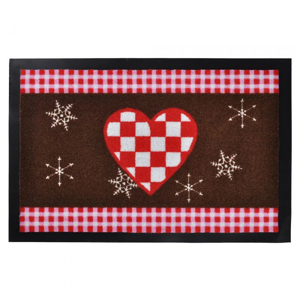 Fussmatte Schmutzfangmatte Türvorleger Türmatte Schmutzmatte HERZ - Bild 1 von 1