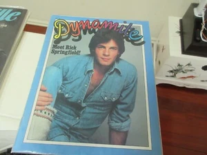 Dynamite Magazine , No. 92 , Rick Springfield ! , Vintage , 1982 - Picture 1 of 2