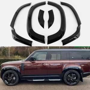 6PCS Wheel Arch Wheel Brow Trim Fits forLR Defender 130 2023-2025 Gloss Black - Bild 1 von 7