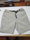 North Face Shorts Adult XL Beige Chino Stretch Pockets Hiking Outdoors Mens