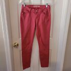 Old Navy Jeans Womens Sz 6 The Rockstar Red/White Polka Dots #500