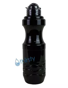Botella de agua deportiva negra policarbonato 1 litro/34 oz jarra Aqua H2O contenedor - Imagen 1 de 1
