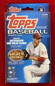 2012 Topps Series 1 baseball factory sealed Box Autographs Relic Game Used Cards - Picture 1 of 4