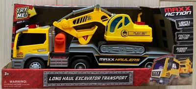 Sunny Days Maxx Action Дальнемагистральный Экскаватор Транспорт с Светом и Звуками НОВЫЙ 3+ - Изображение 1 из 3