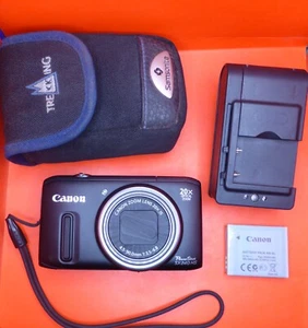 Canon Power Shot SX240 HS 12 MP 20x Zoom Compact Camera Digital - Tested++ - Picture 1 of 21
