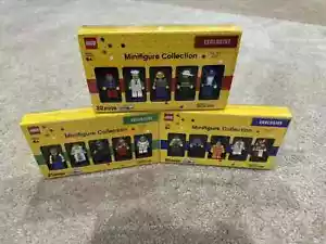 2013 LEGO Toys R Us Rare Exclusive Minifigure Collection Vol 1 2 3 New Sealed - Picture 1 of 9