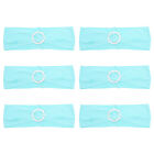 Stretchy Chair Sashes Bows Bands: 25pcs for Wedding Event Party Light Blue