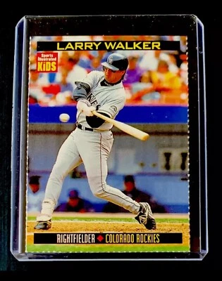 LARRY WALKER Colorado Rockies 1998 MLB Sports Illustrated for Kids SI STAR NM+ - Image 1 of 2
