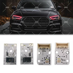 RED Angel Eye DRL LED Boards For AUDI A3 S3 2017-2020 LED HEADLIGHT - Picture 1 of 5
