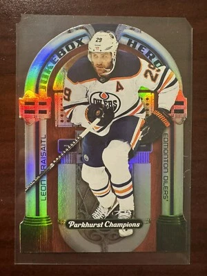 2022-23 UD Parkhurst Champions Leon Draisaitl Jukebox Heroes #JH-9 Oilers - Image 1 of 2