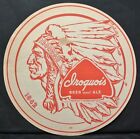 1955 IROQUOIS BEER and ALE 1842 Double Sided Cardboard Tray Liner - 10 5/8 Diam.