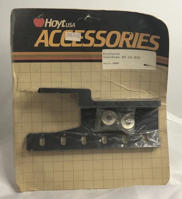 Tiro con arco compuesto vintage Hoyt USA ProForce Overdraw diestro grande negro parte #948088 Foto 1 de 4