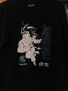 Dragonball Z Langarmshirt schwarz Oberteil Größe Large 42 TOP ZUSTAND - Bild 1 von 5