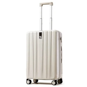 Hanke Lightweight Carry-On 20 Inch, Hard Shell Cuban Sand TSA Luggage Spinner - Picture 1 of 4