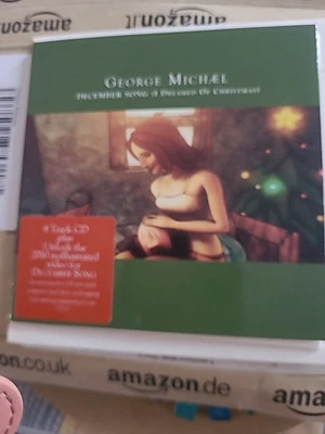 CD postal de George Michael December Song (I Dreamed Of Christmas) - CD de 4 pistas Foto 1 de 4