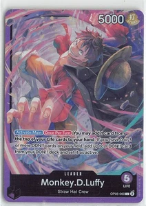 One Piece Starter Deck 18 Monkey.D.Luffy Foil Leader #OP05-060 Monkey.D.Luffy - Bild 1 von 2