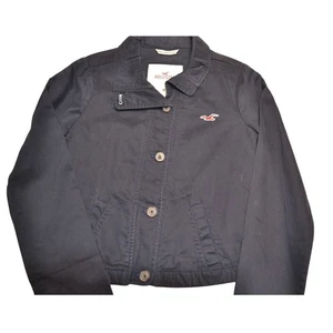 Chaqueta de algodón azul marino Hollister California para mujer talla M informal - Imagen 1 de 4