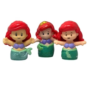 Little People Disney Princess Ariel Mermaid Figurines Set Of 3 2022 2017 2013 - Picture 1 of 13