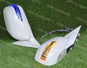 Lexus Gs350 GS430 GS450H 2006-11 Side mirrors pair L&R with Led lights Oem Used - Picture 1 of 24