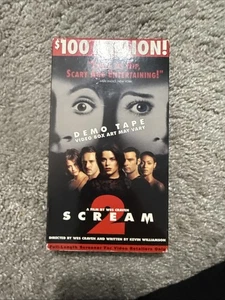 SCREAM 2 Demo Promo Screener VHS RARE Arquette, Campbell, Cox Tested - Picture 1 of 4