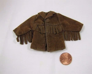 Fisher Price Loving Family Dollhouse Brown Horse Riding Jacket W/ Fringe Rare! - Picture 1 of 2