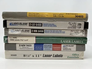 Adresse Versandetikett 600 Blatt 5600 Etiketten Posten gemischte Größen neu versiegelt - Bild 1 von 13