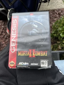 Mortal Kombat II 2 Sega Genesis gioco autentico completo di magazzino - Foto 1 di 5