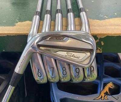 Juego de hierro LH Titleist T100 2019 5-PW Project X acero extra rígido Foto 1 de 4