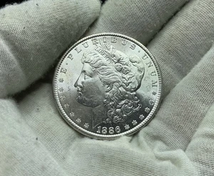 1886  Morgan Silver Dollar Bu/ Unc G238 - Picture 1 of 2