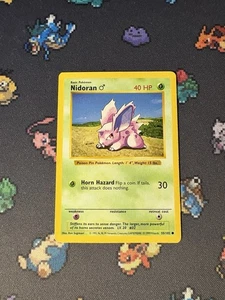 Juego base de cartas Pokémon Nidoran 55/102 SHADOWLESS WOTC - (LP) #2 - Imagen 1 de 2