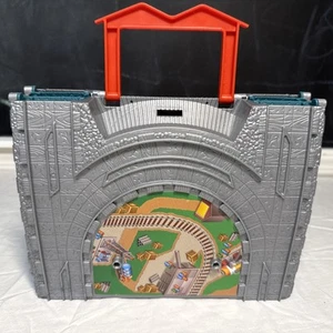 Thomas & Friends Take N Play Foldable Train Case Play Set Rail Yard Scene 2013 - Picture 1 of 5