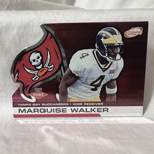 2002 Pacific Atomic Card Marquise Walker #124 Rookie Tampa Bay Bucs Wolverines - Picture 1 of 2