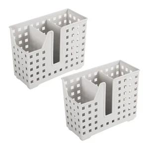 Paquete de 2 cestas para lavavajillas para pajita y palillo cesta de utensilios para lavavajillas 4010 - Imagen 1 de 6