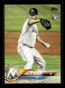2018 Topps #531 Chris O'Grady RC Miami Marlins - Picture 1 of 2