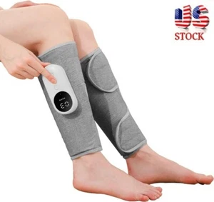 Leg Foot Massager Heat Air Compression for Circulation Muscles Relax Pain Relief - Picture 1 of 18