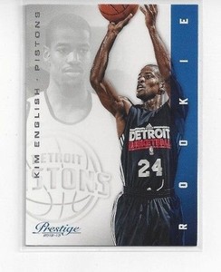 2012-13 PANINI PRESTIGE BASKETBALL KIM ENGLISH RC #241 - DETROIT PISTONS