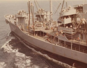 1969 Naval Ship Ocean Crew Structure Activity Faded Vintage - Picture 1 of 3
