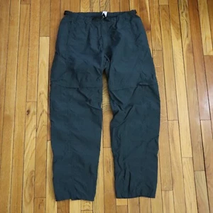 Vtg Patagonia GI II Zip Convertible Fishing Belted Pants Mens Large 32 34 Green - Picture 1 of 8