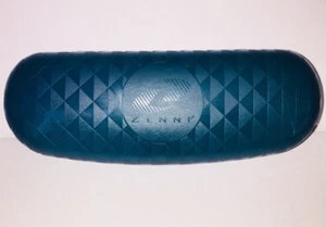 ZENNI Hard Case Clamshell Eyeglass Sunglasses Cover Dark Blue Turquoise - Picture 1 of 4