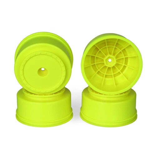 DE Racing Borrego Short Course Wheels Losi TLR TEN-SCTE 22SCT SCT410 Yellow - Image 1 of 1