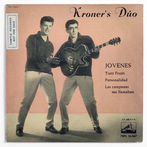 KRONER'S DUO SAMPLE Tutti frutti rock & roll BLUE WAX spain 1960 7EPL 13467 EP - Picture 1 of 2