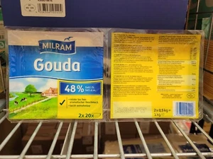 Milram Gouda 48% geschnitten 2x500g 1kg - Bild 1 von 1