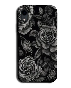 Gothic Black Roses Phone Case Cover Rose Flowers Flower Floral Goth Emo CZ16 - Picture 1 of 1