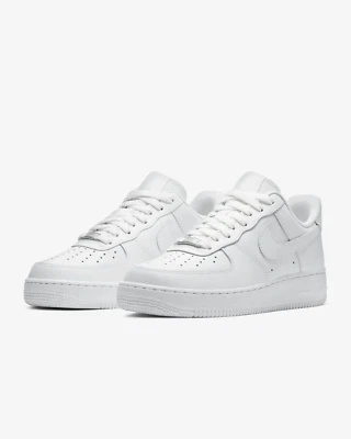 Women's Nike Air Force 1 '07 Triple White DD8959-100 Fashion Sneaker New No Box - Image 1 of 4