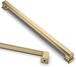 Neu Asidrama 6 Stück 5" Küche Schrank Griffe Gold 28 mm gebürstetes Messing schneller Versand - Bild 1 von 5