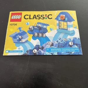 LEGO 10706 CLASSIC "BLUE CREATIVITY BOX" INSTRUCTION MANUAL, NO BRICKS - Picture 1 of 2