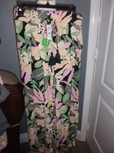 Roxy Woman's Tropical Rhythm Pants Size L - Picture 1 of 2